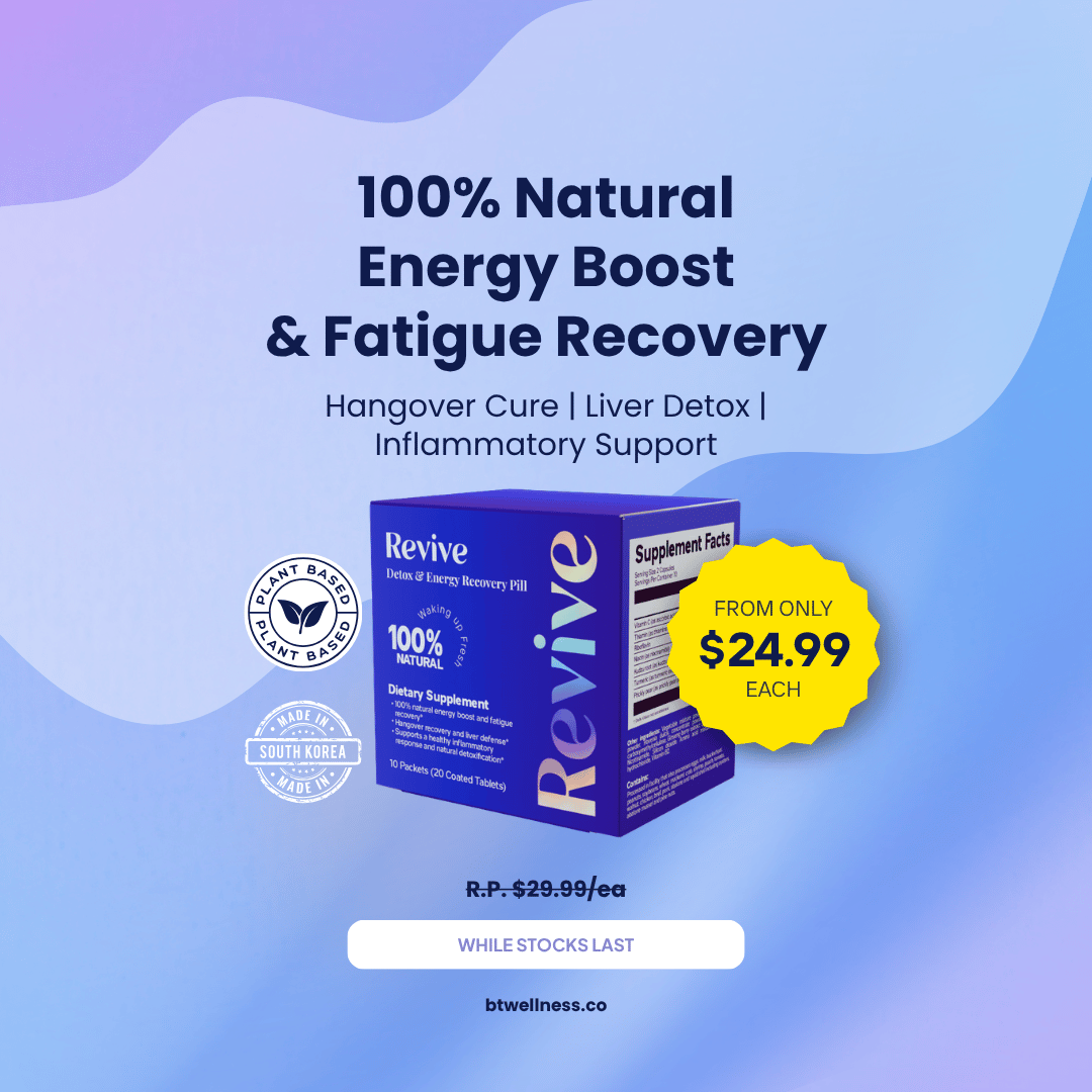 Revive Detox & Energy Recovery Pill – Hangover Pill & Supplement
